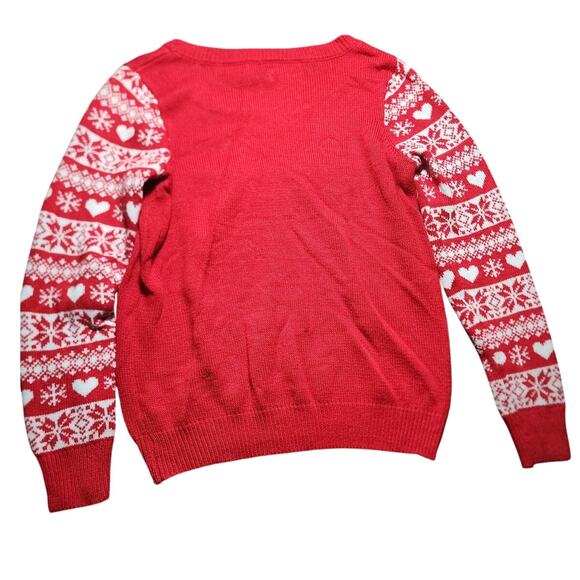 Torrid Christmas Naughty Nice Sequin Knit Sweater Plus Size 0X - Picture 6 of 7